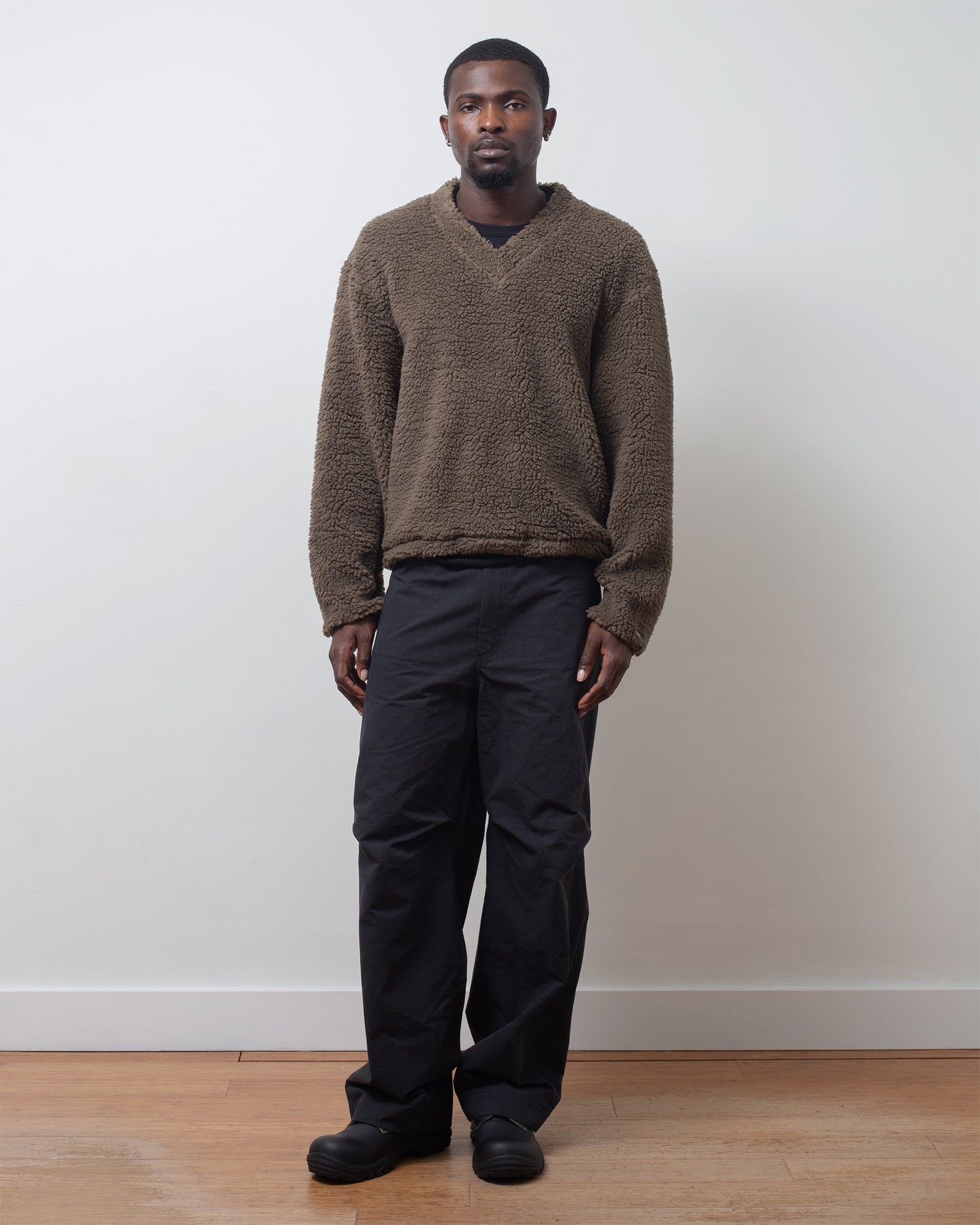 V-Smock Fleece Sandstone