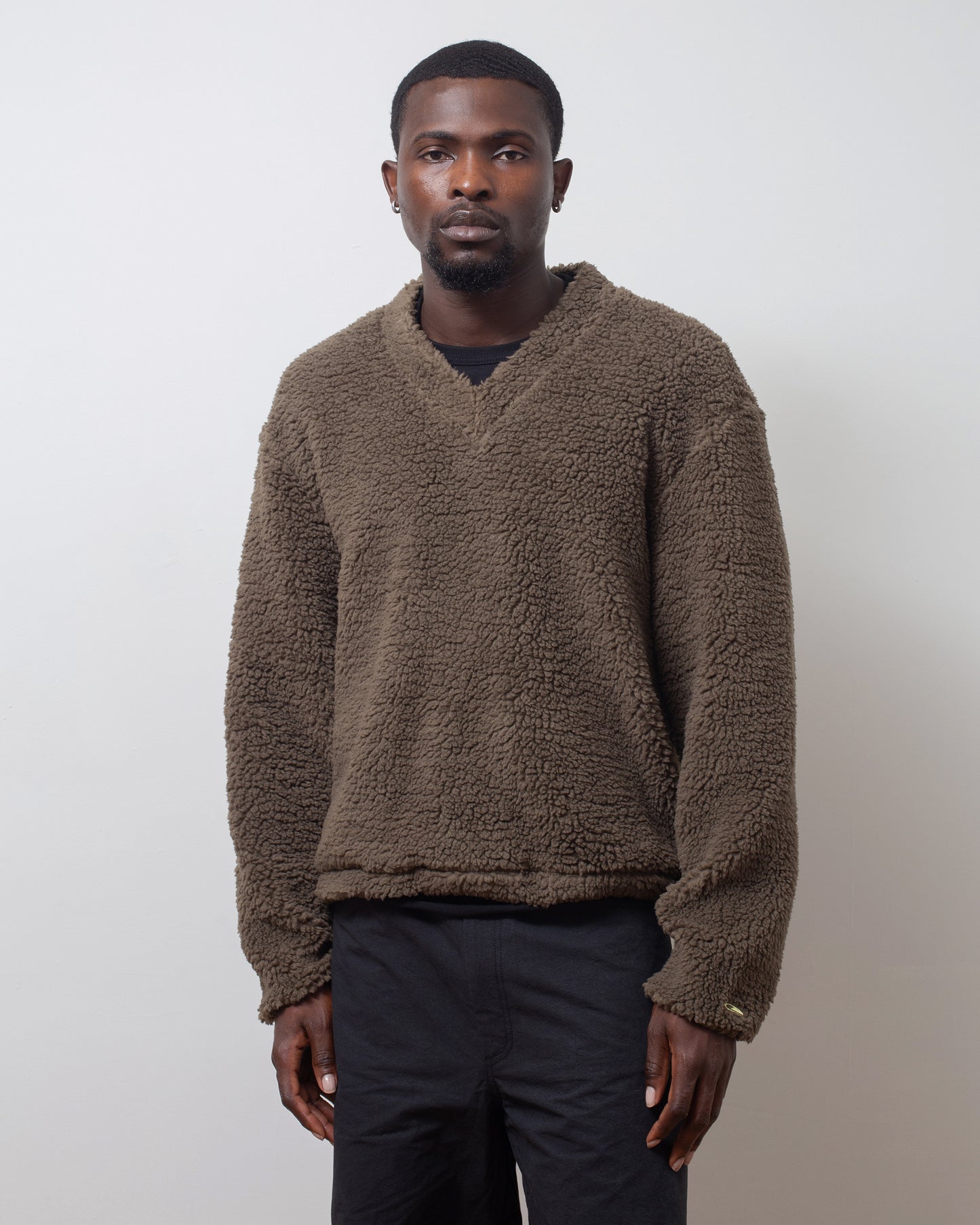 V-Smock Fleece Sandstone