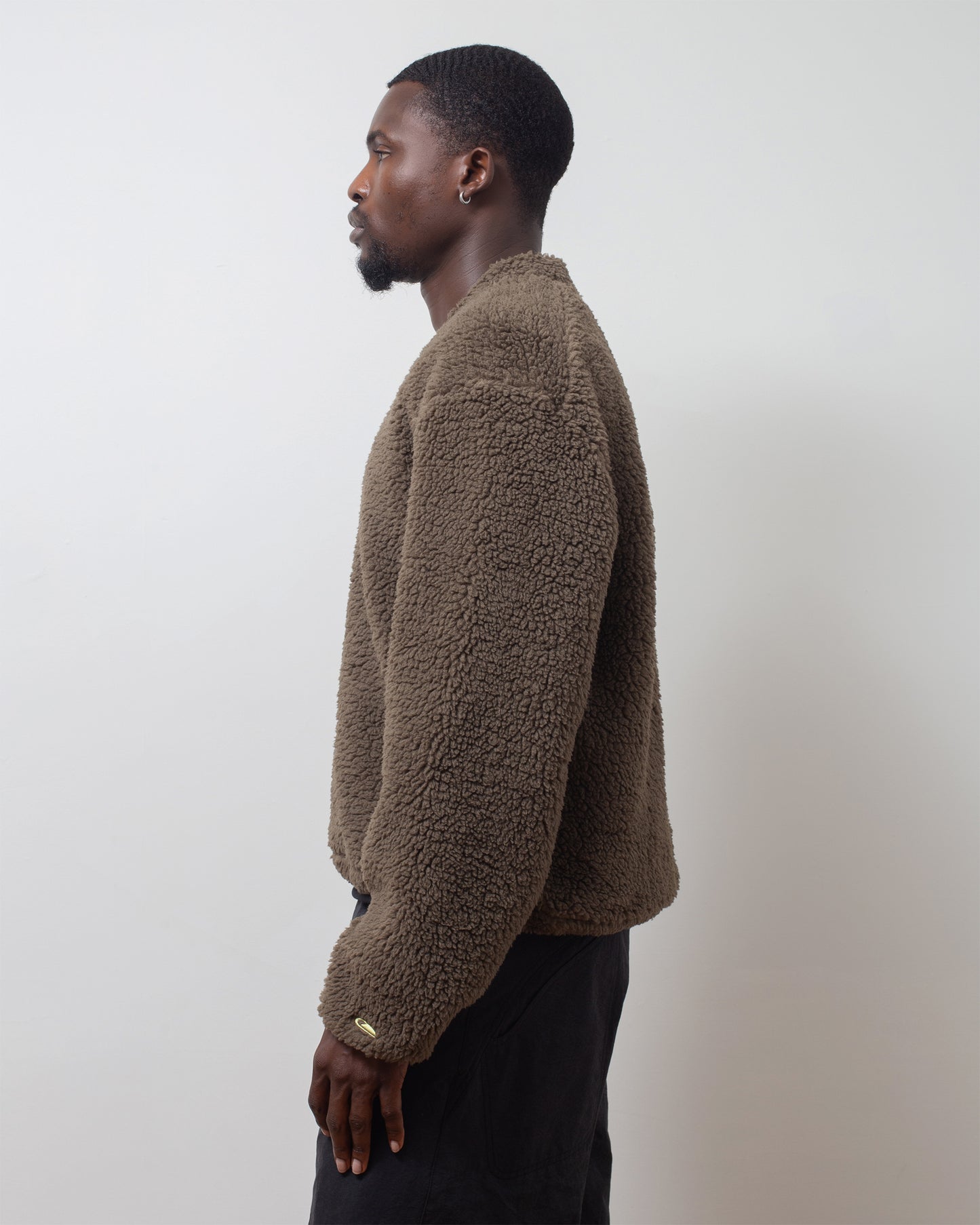 V-Smock Fleece Sandstone