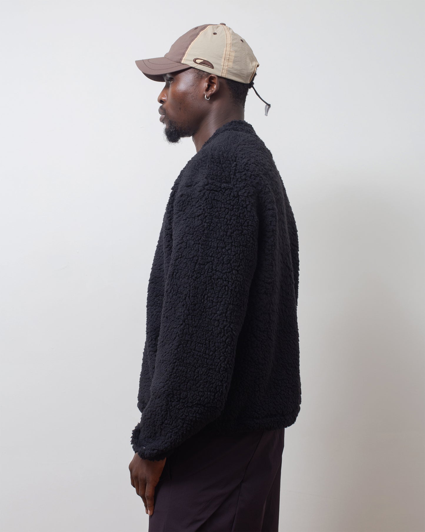 V-Smock Fleece Black