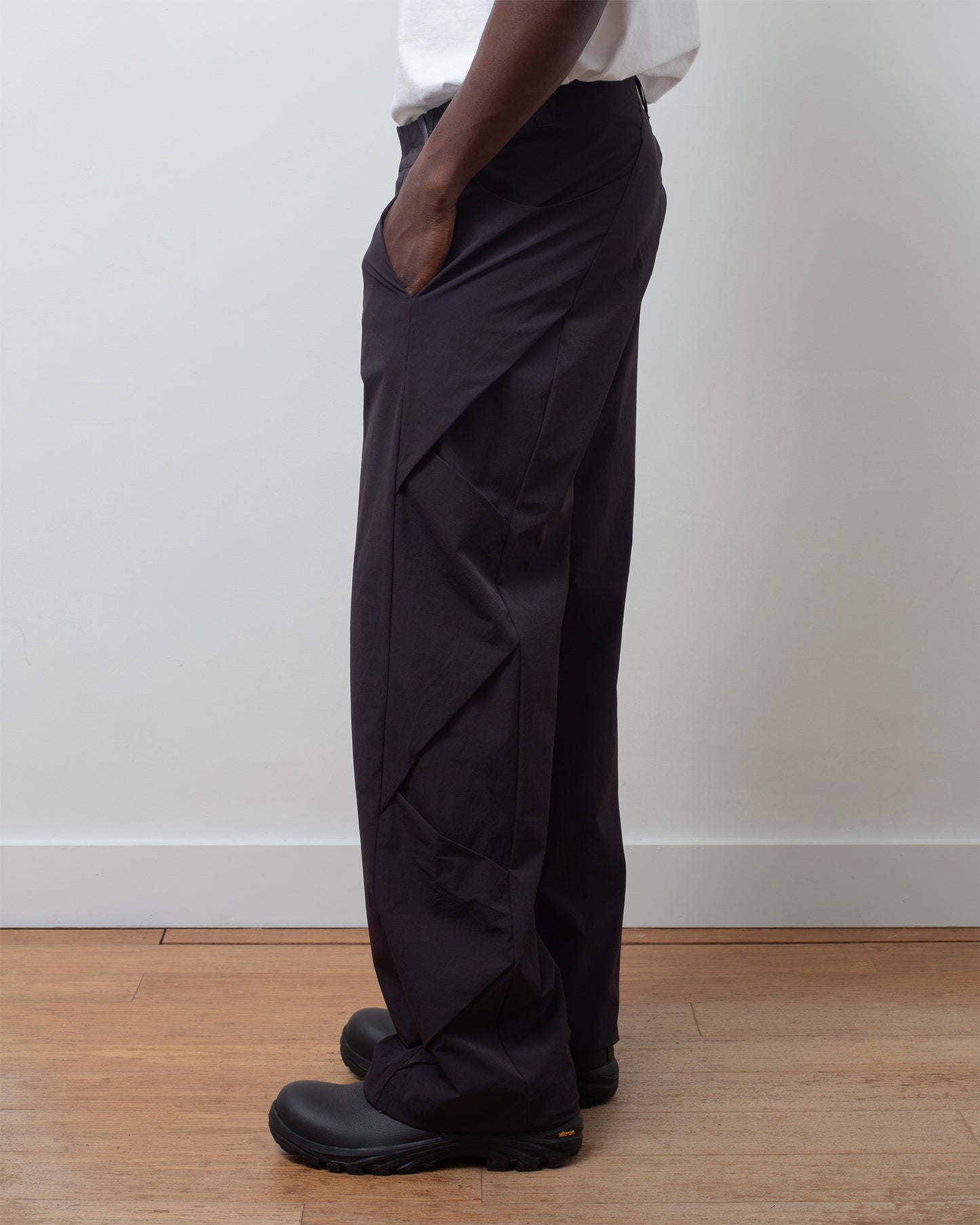 Braided Trouser Black Bean