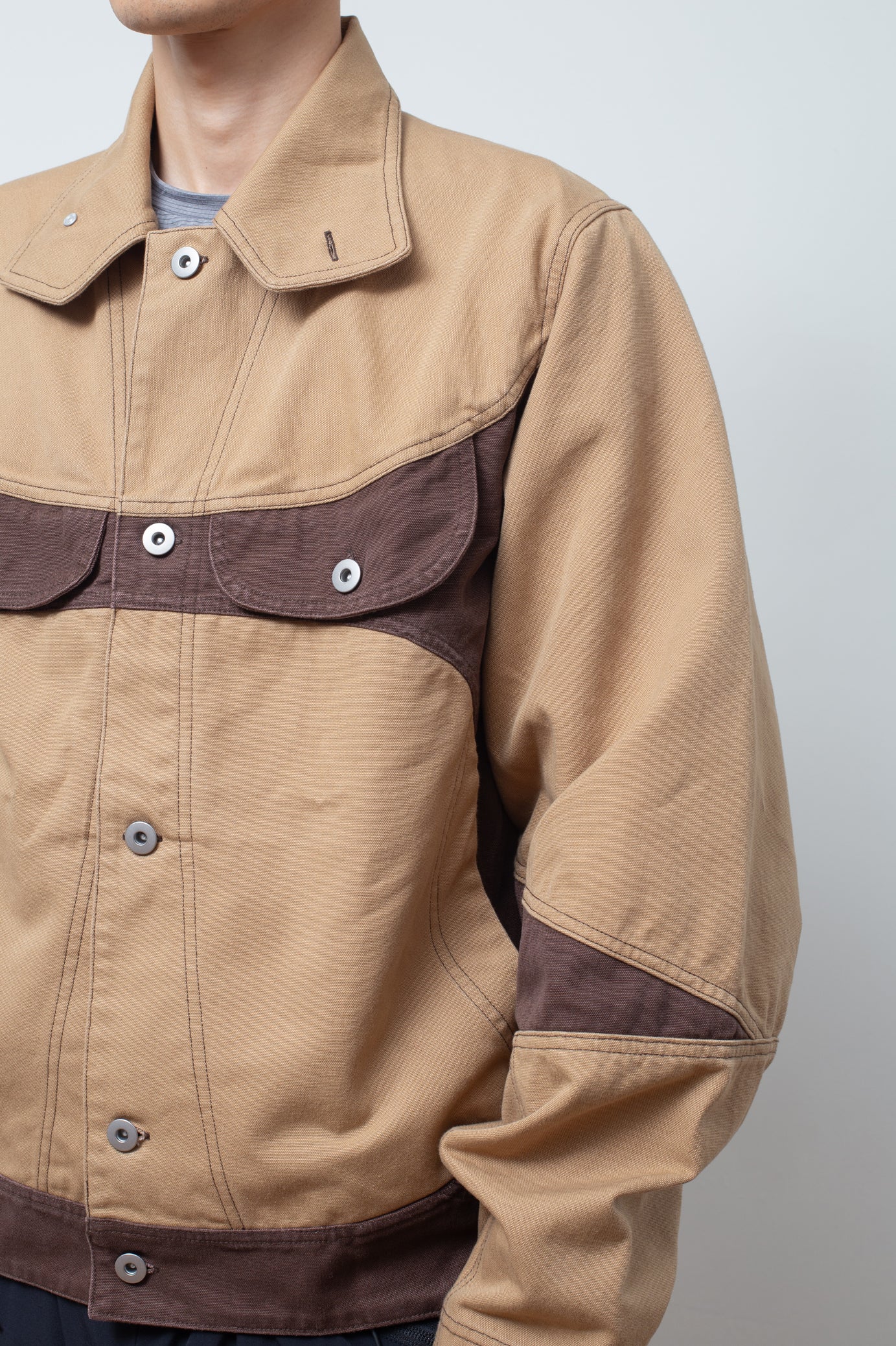 Welder Button Jacket Wheat