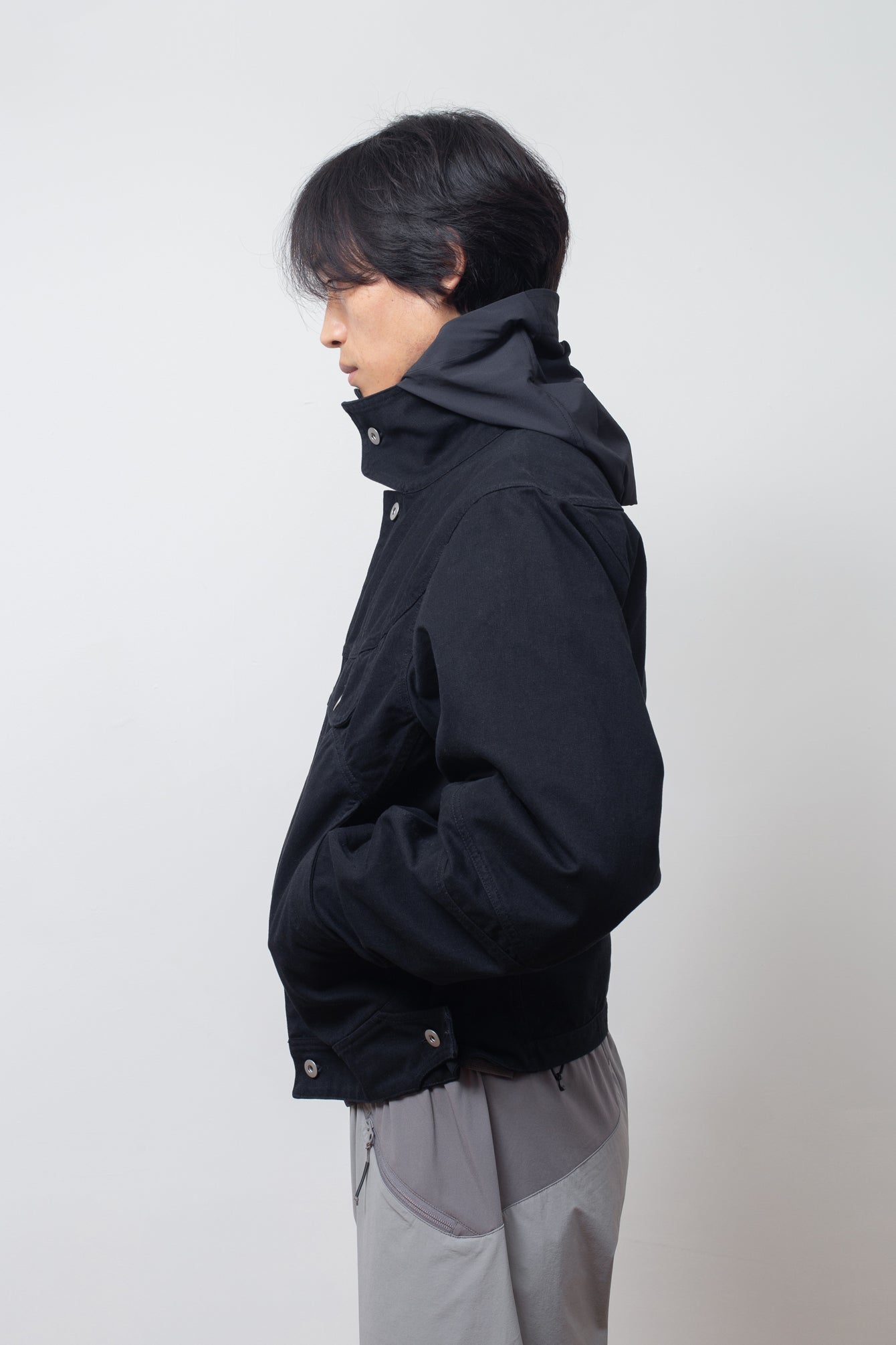 Welder Button Jacket Black