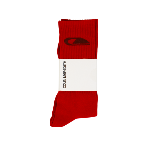 Symbol Sock Red