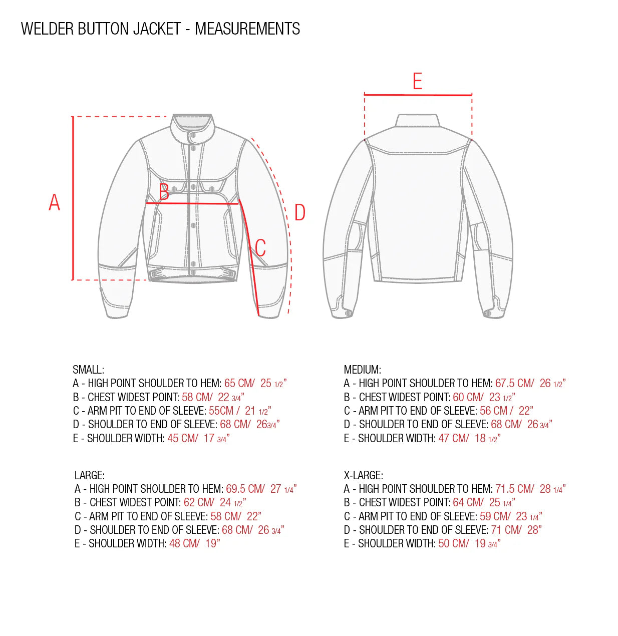 Welder Button Jacket Black