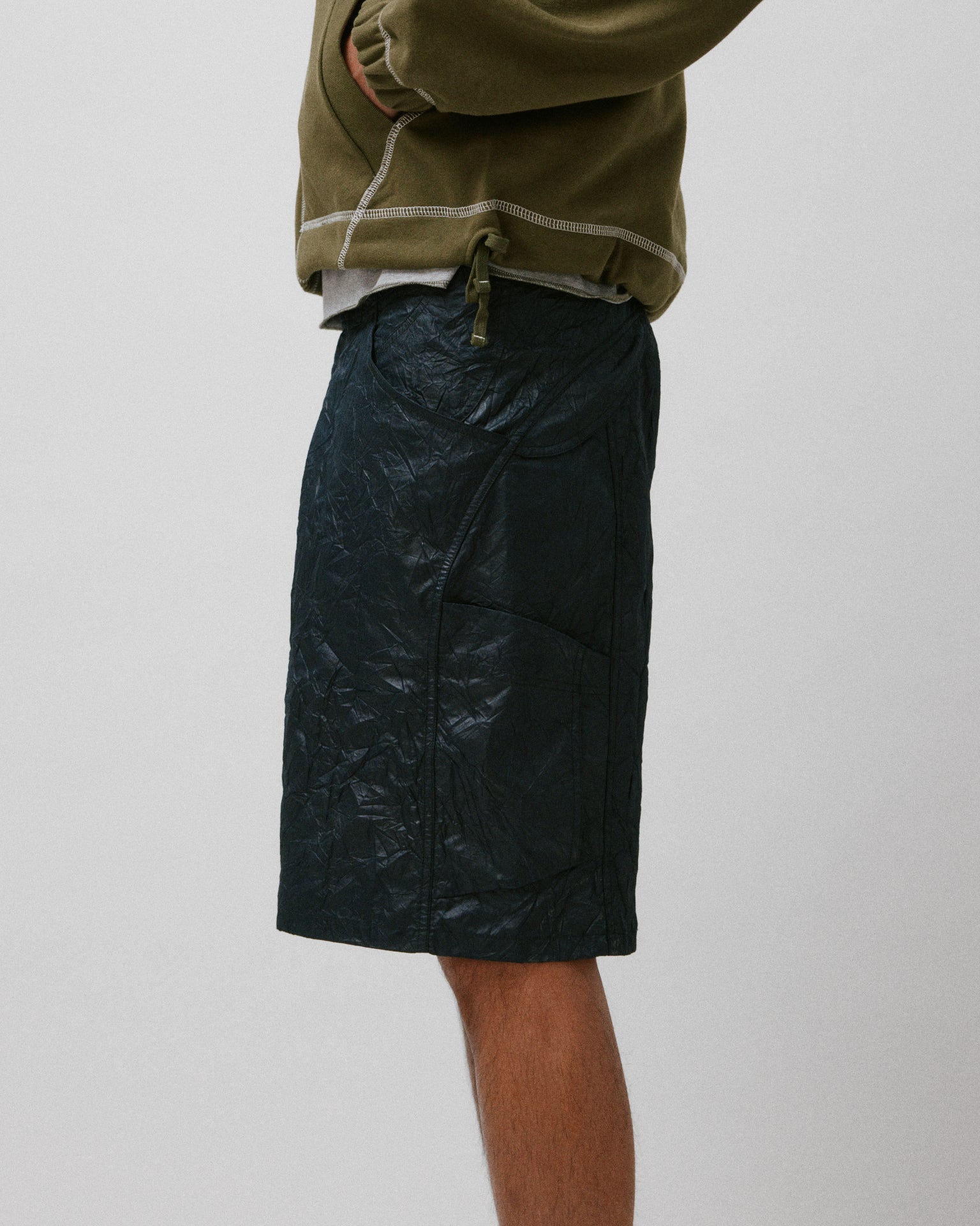 Wrinkle Welder Short Black – Colin Meredith Studio
