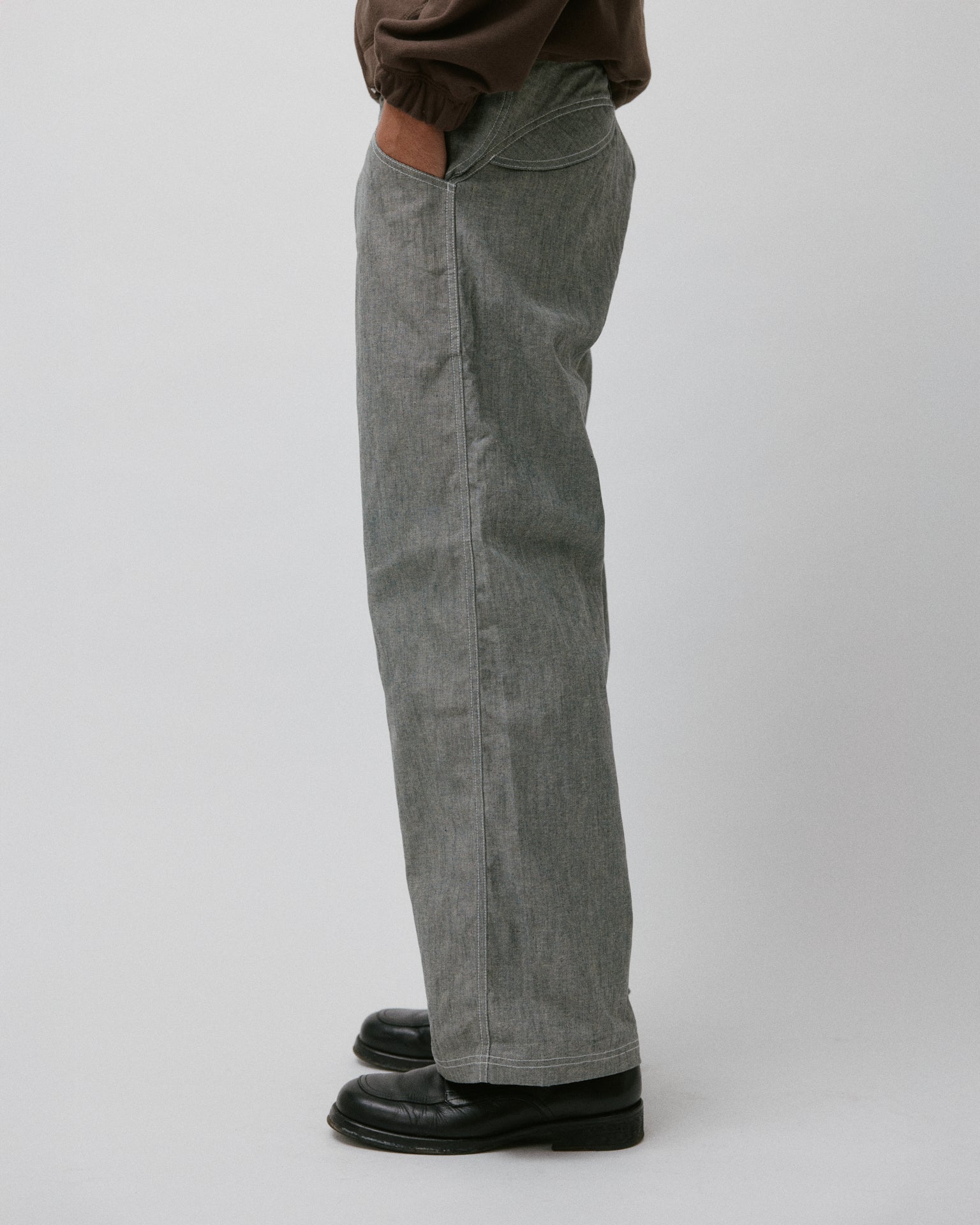 Coin Loop Pant Linen Denim