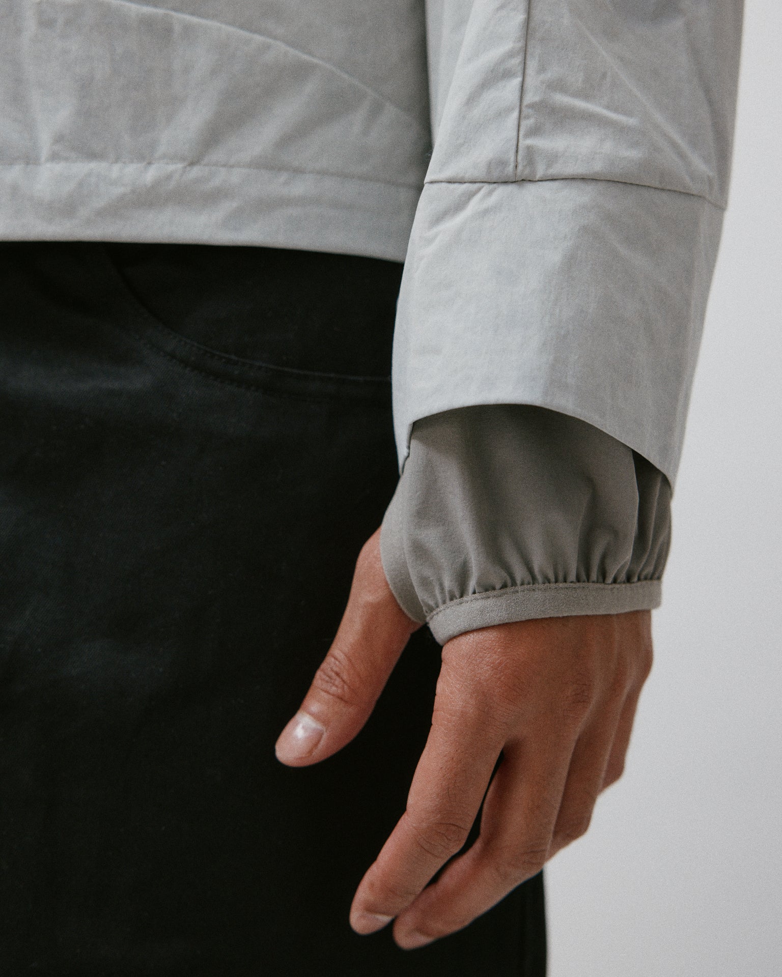 Gasket Hooded Jacket Chalk