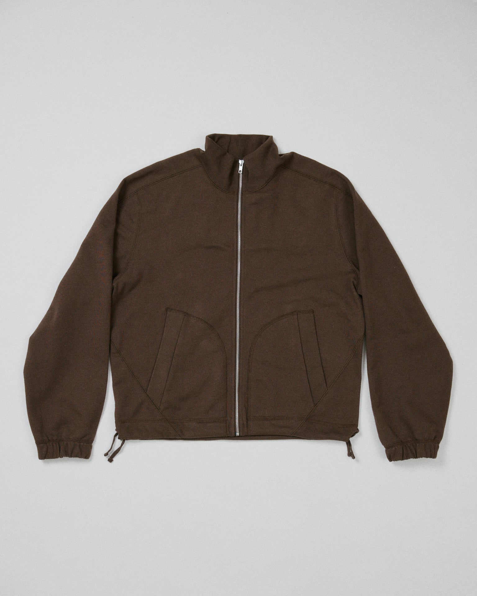 Knot Zip Sweater Brown – Colin Meredith Studio