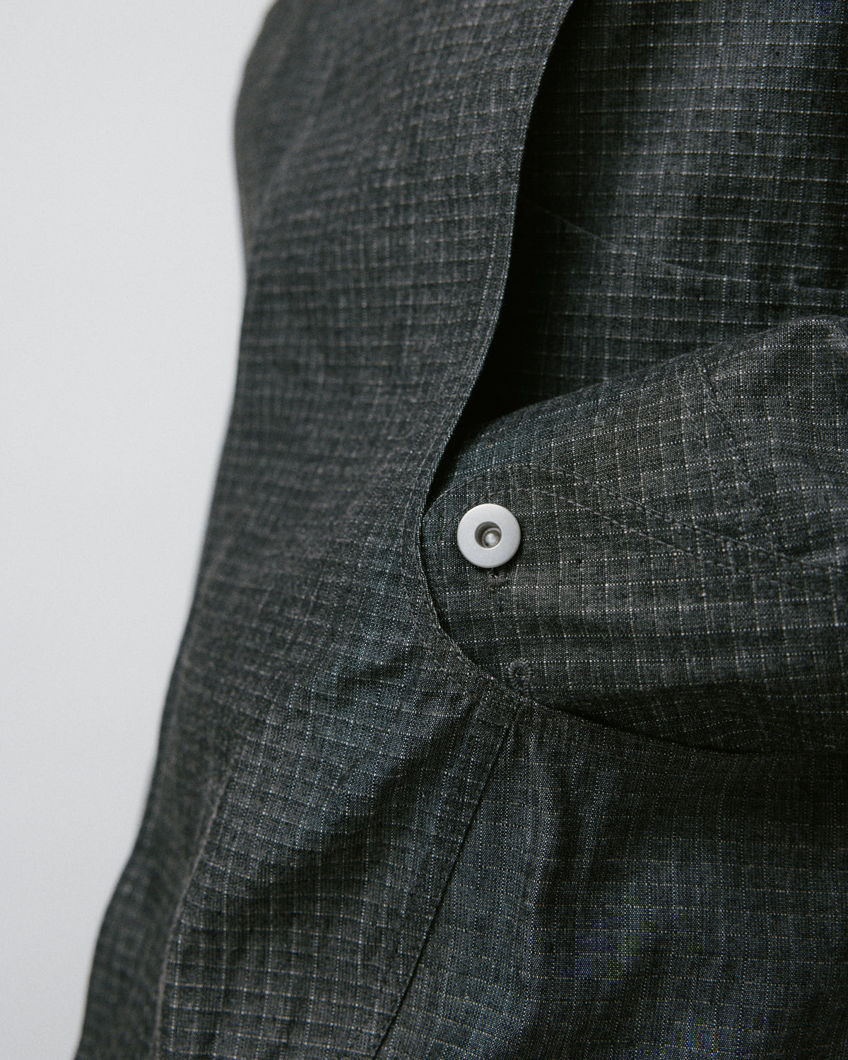 Coin Loop Jacket Grid Denim