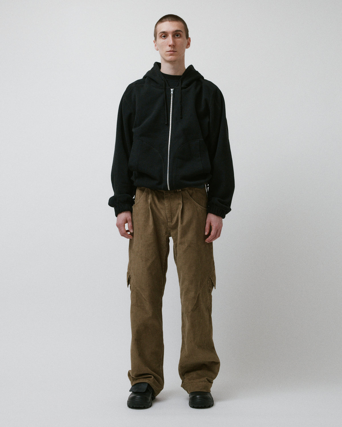 Knotted Hoody Black