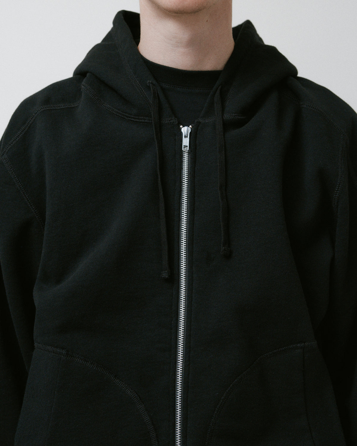 Knotted Hoody Black