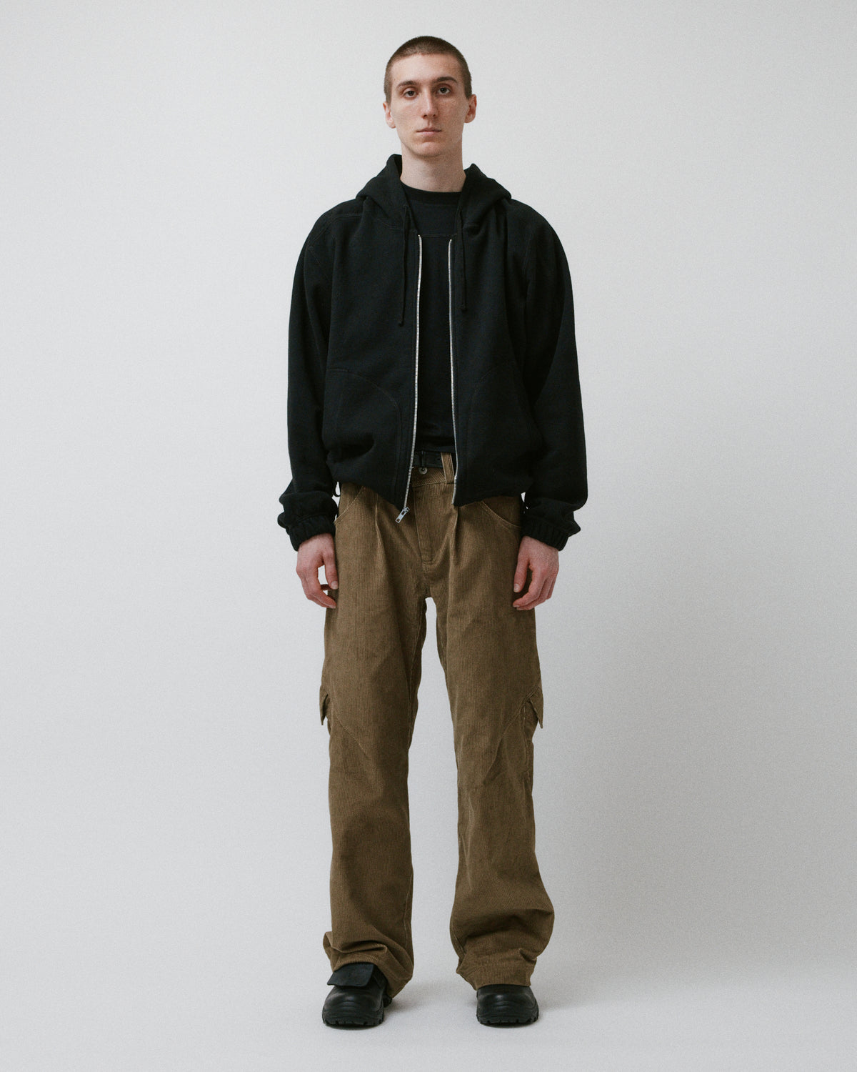 Knotted Hoody Black
