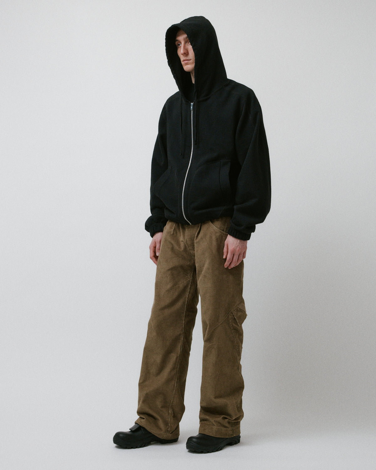 Knotted Hoody Black