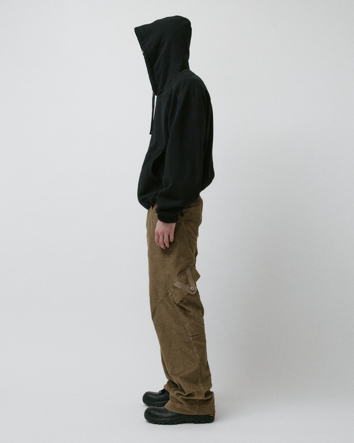 Knotted Hoody Black