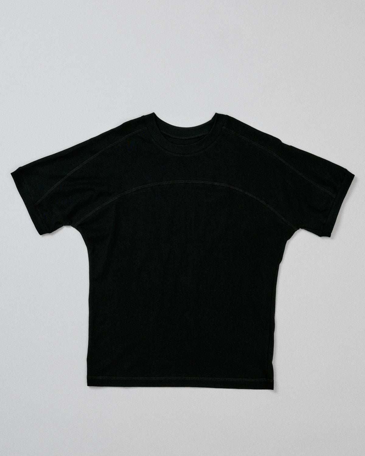 Stripe Ringer Tee Black