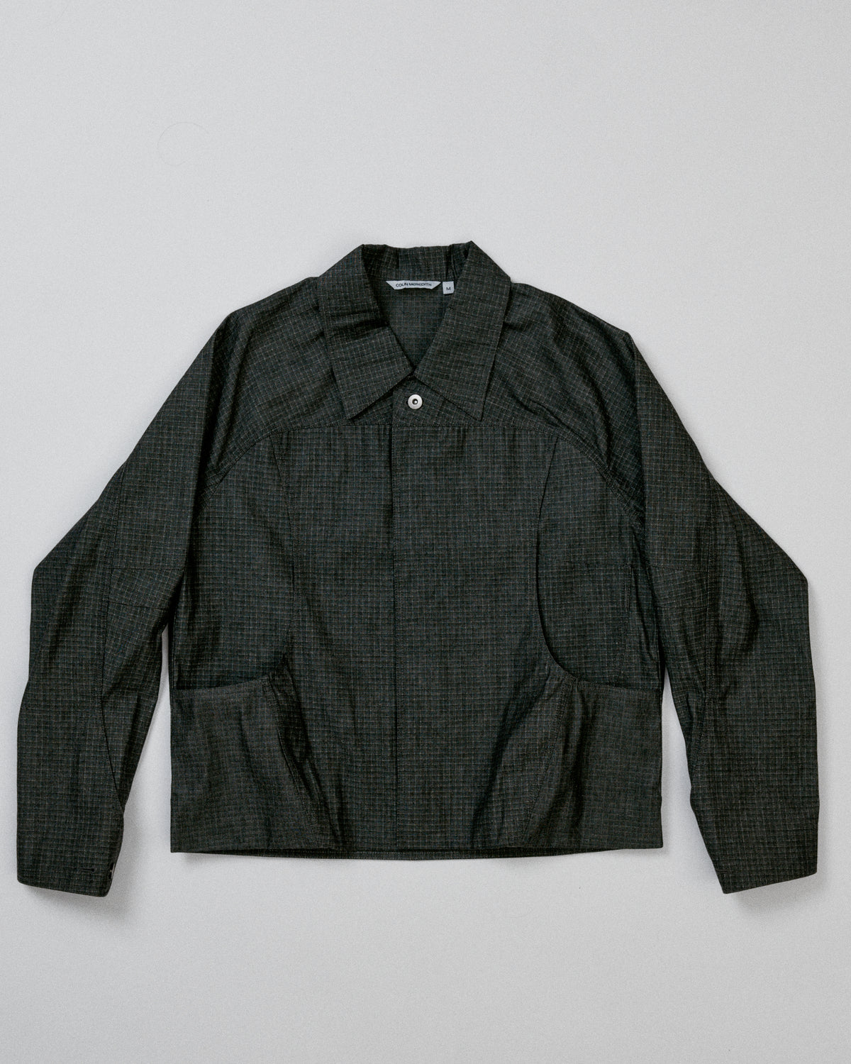 Coin Loop Jacket Grid Denim