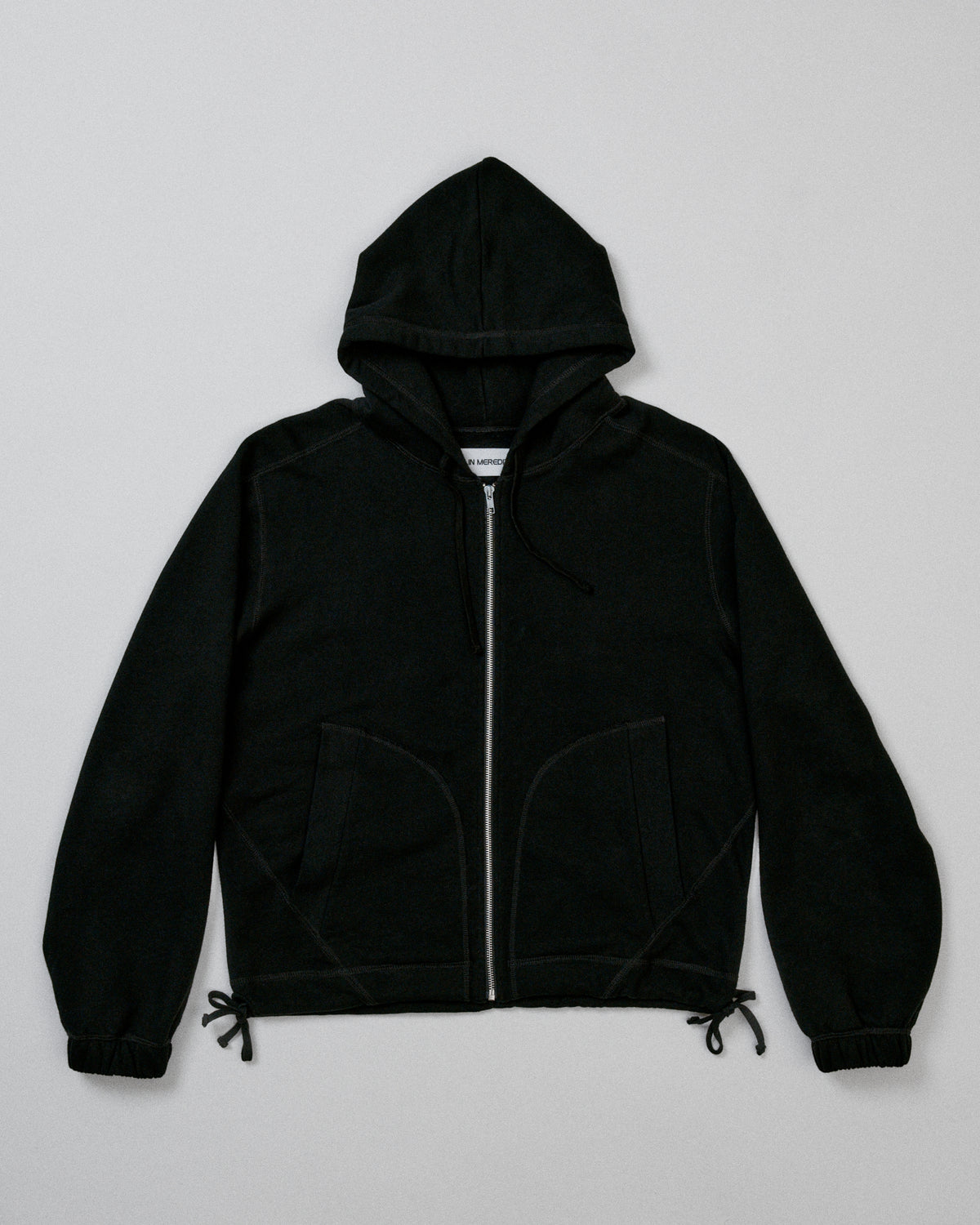 Knotted Hoody Black