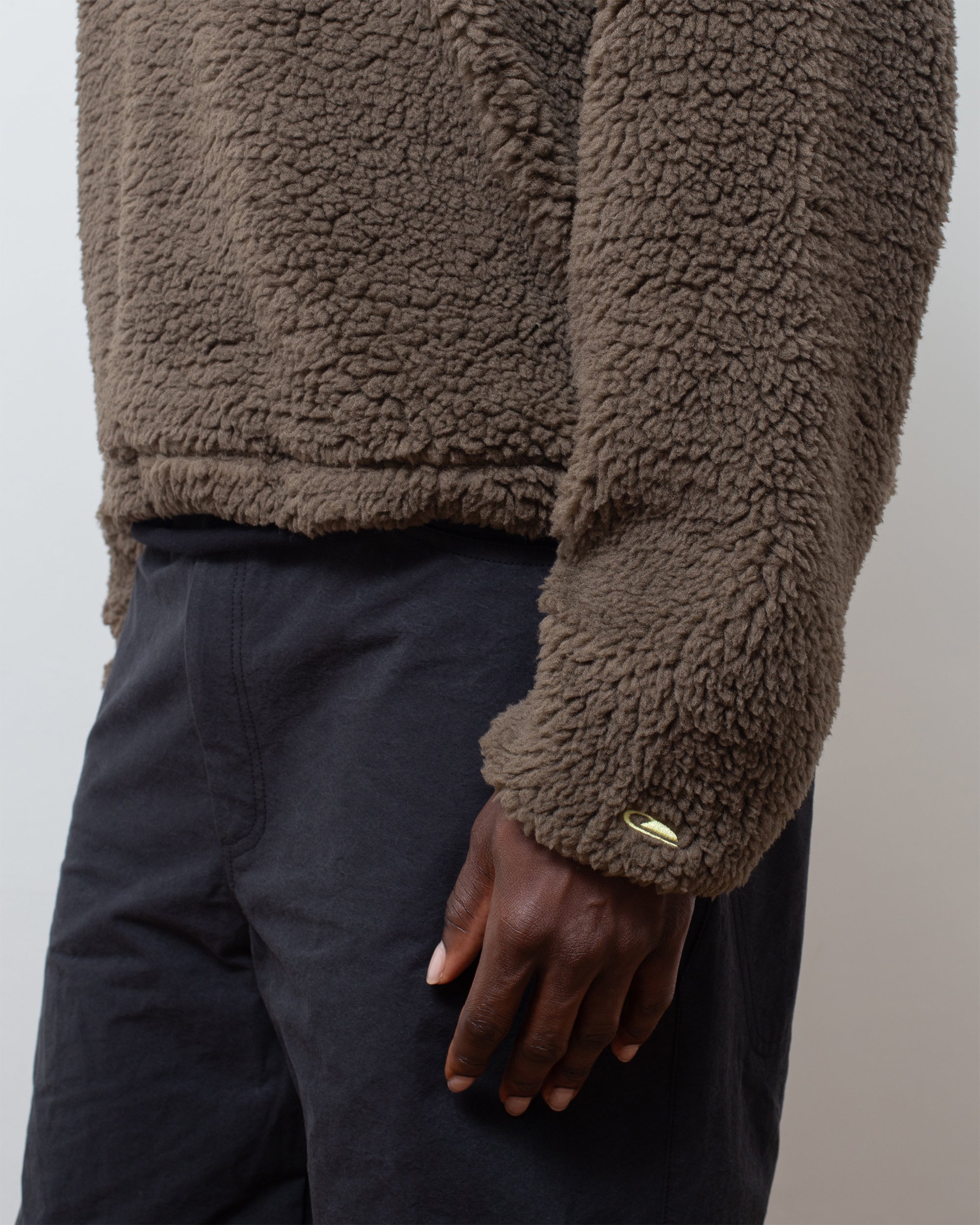 V-Smock Fleece Sandstone