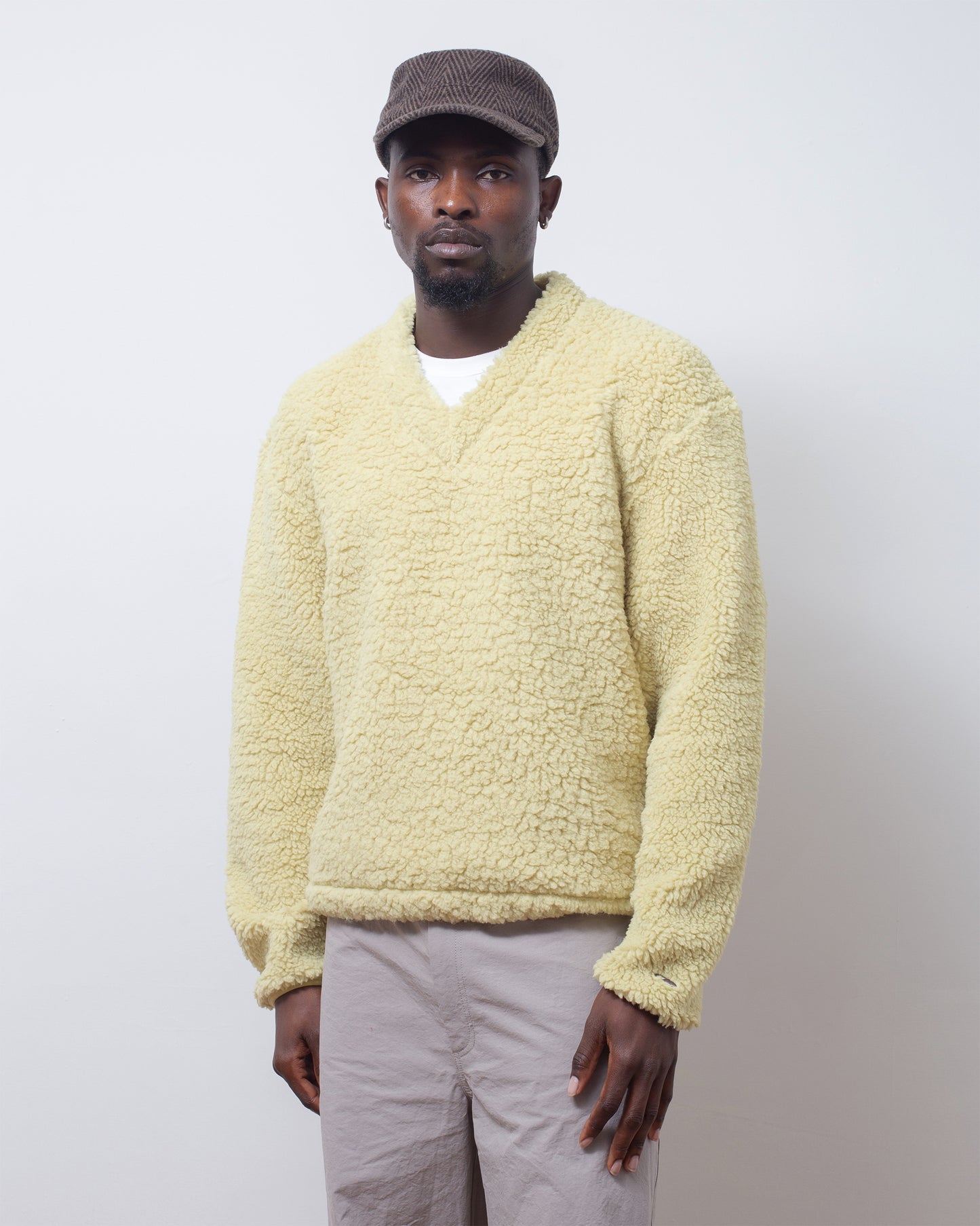 V-Smock Fleece Lichen
