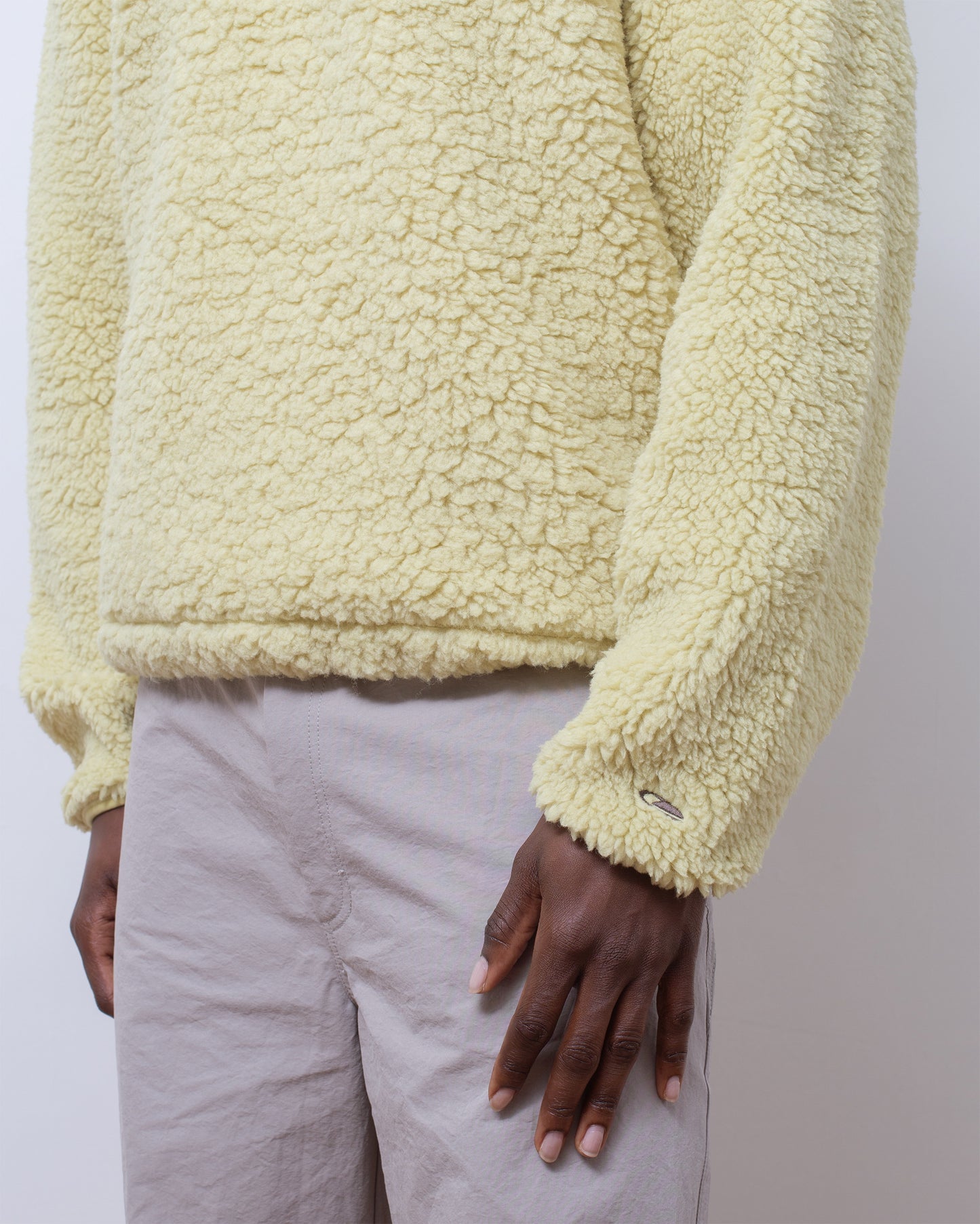 V-Smock Fleece Lichen