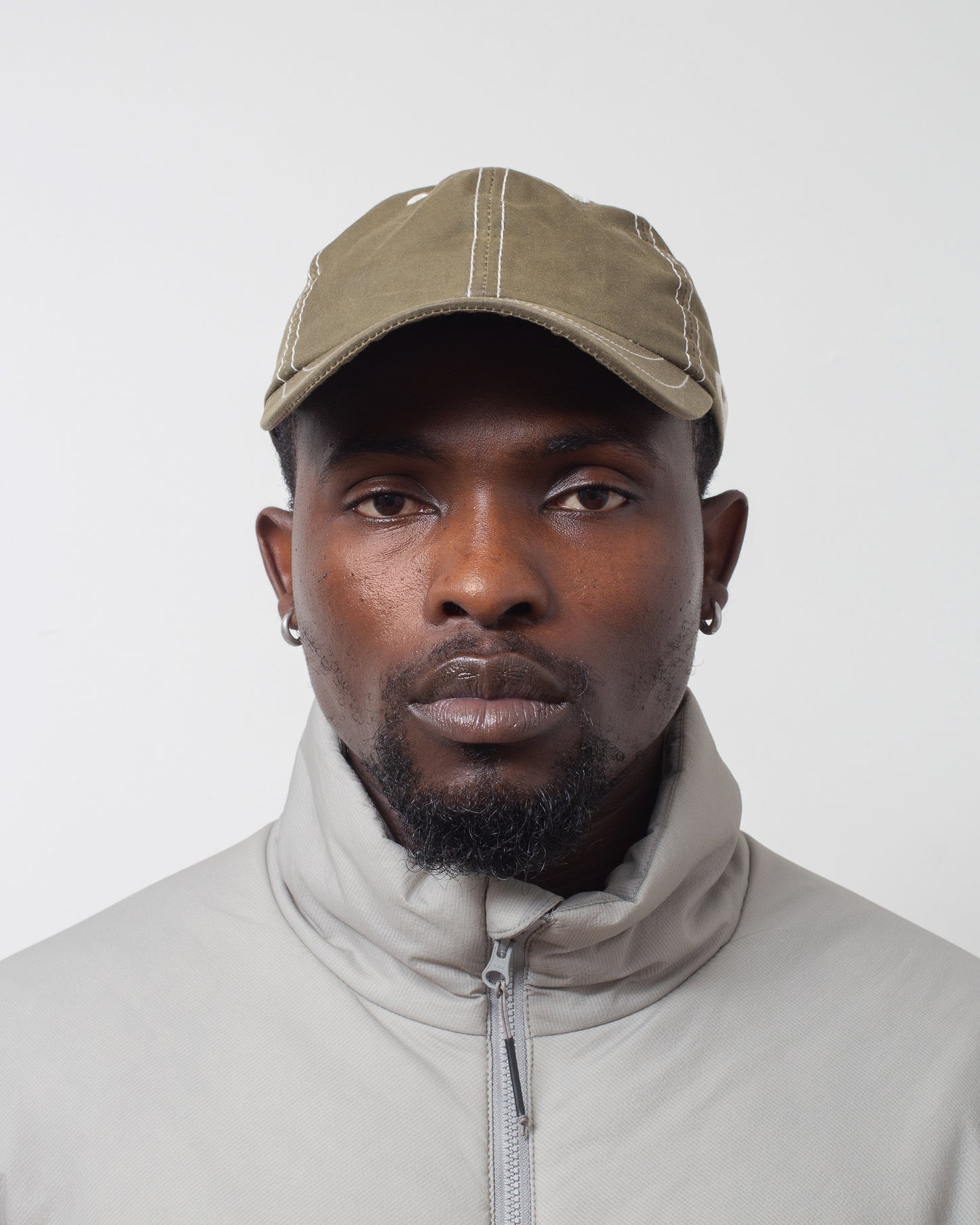 Horse Shoe 6 Panel Cap Wax Olive