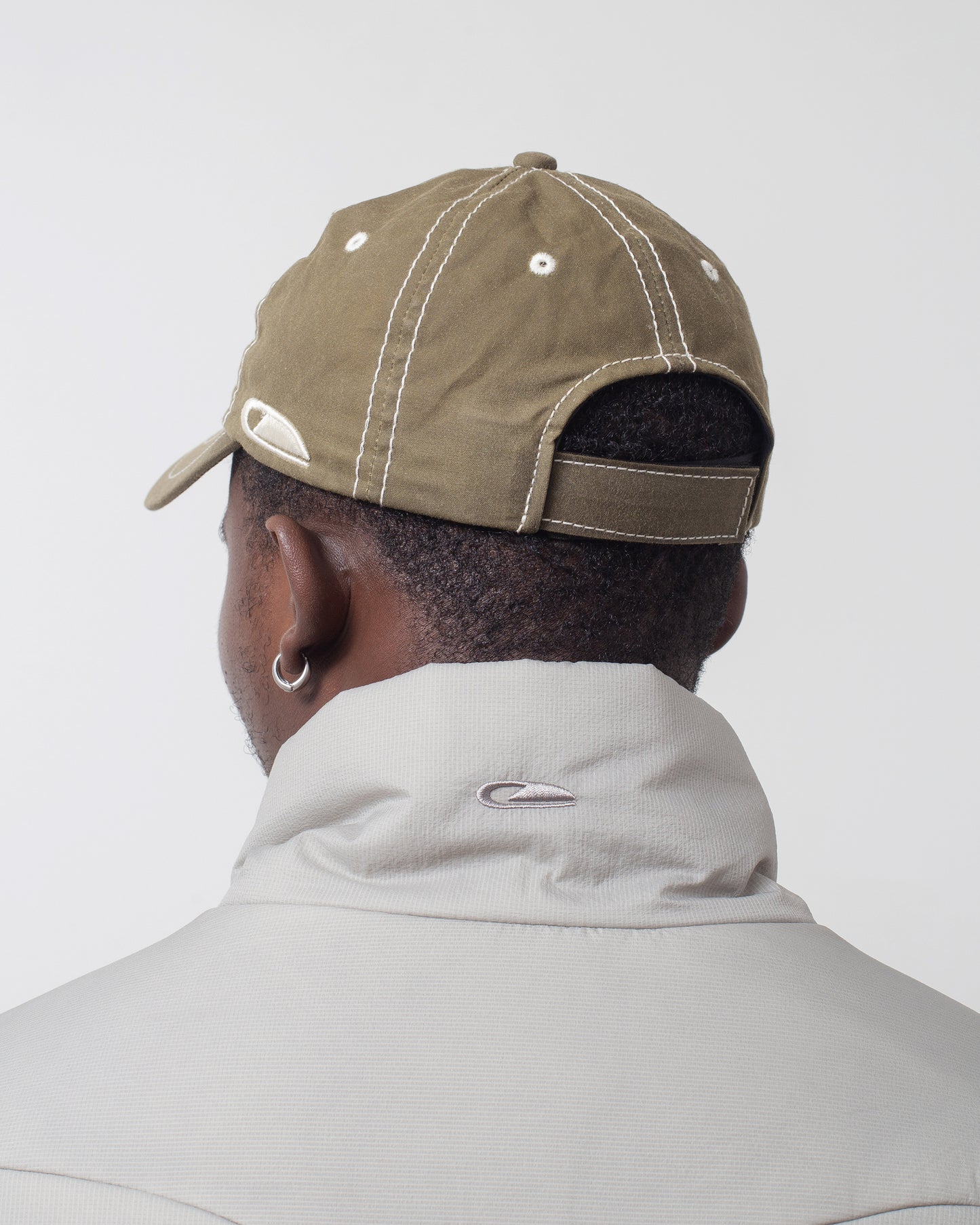 Horse Shoe 6 Panel Cap Wax Olive