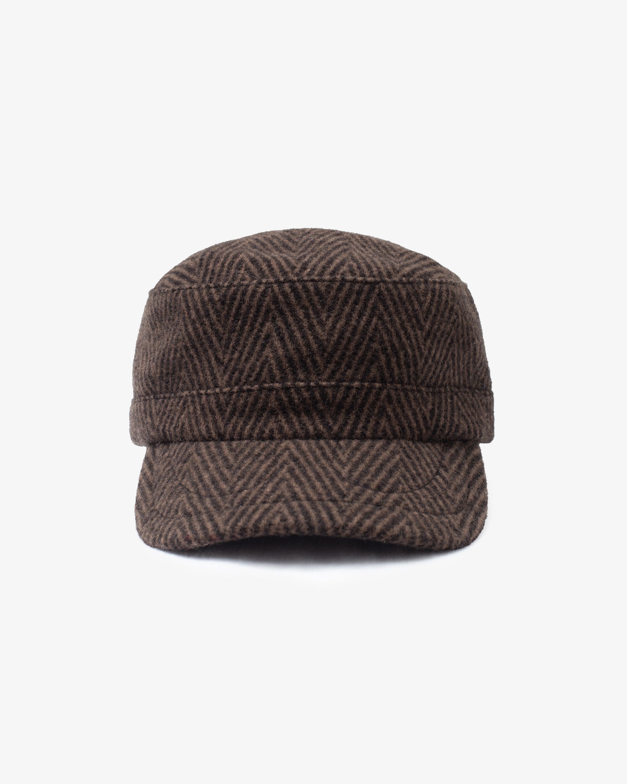 Cadet Cap Wool Herringbone