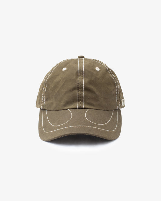 Horse Shoe 6 Panel Cap Wax Olive