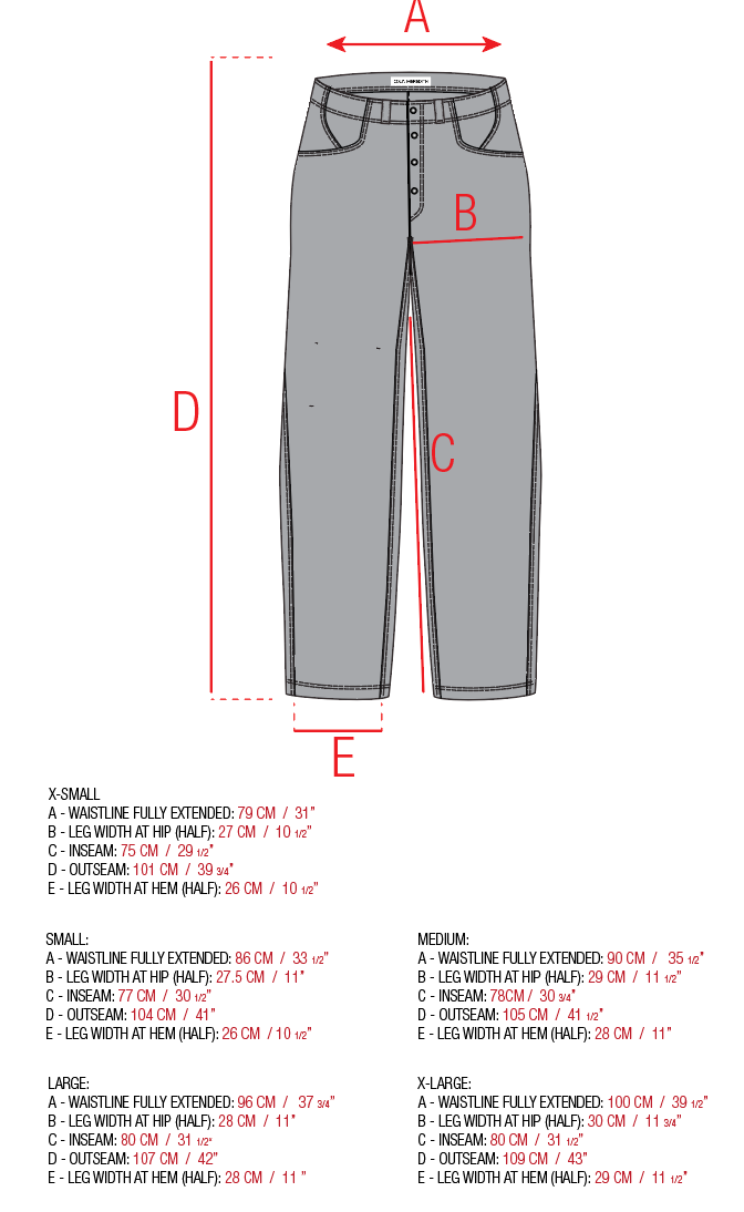 Coin Loop Pant Grid Denim